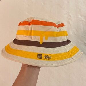 Burger King Striped Drip Bucket Hat